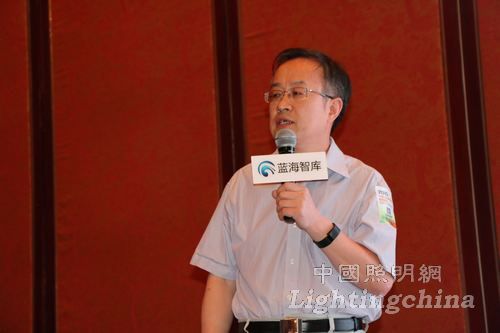 与节能研究院赵建平副院长作总结报告,赵院长以"led与室外照明"为主题